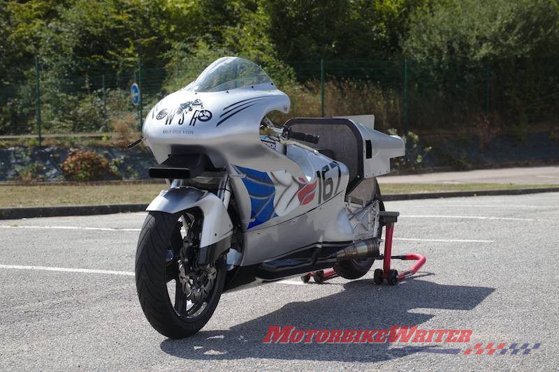 Prototype bid for motorcycle speed record