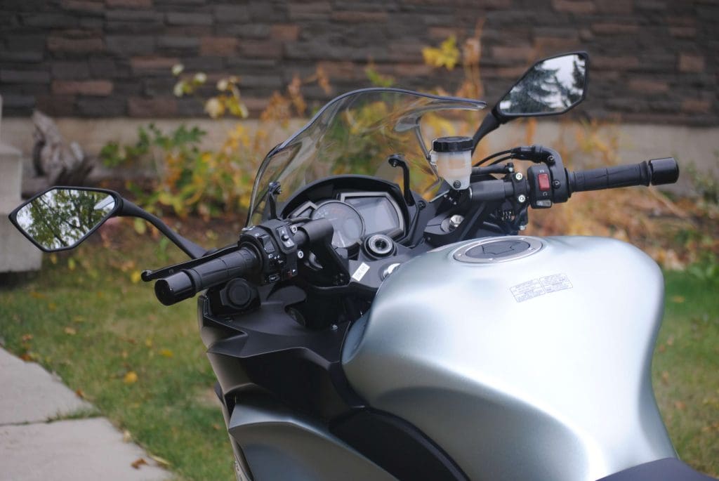 Handlebars on 2018 Kawasaki Ninja 1000 ABS