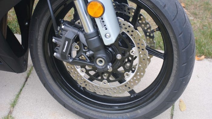 Front tire on 2018 Kawasaki Ninja 1000 ABS