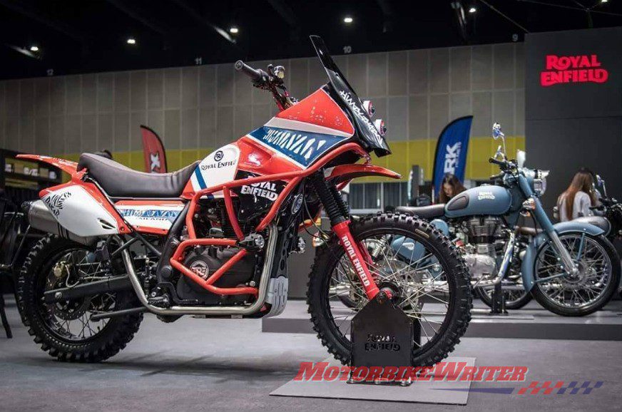 Royal Enfield Himalayan Dakar Edition - scandal sherpa