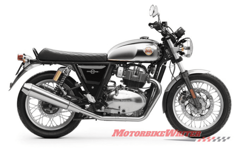 Royal Enfield has launched its 650cc twin-cylinder Interceptor naked and Continental GT cafe racer to fill a mid-weight gap