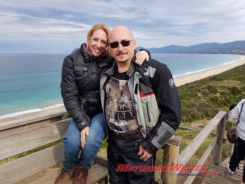 Throw Your Leg Over South East Queensland & Northern New South Wales, Bridget Hallam and Alan Cox tasmania travel at The Neck, Bruny Island