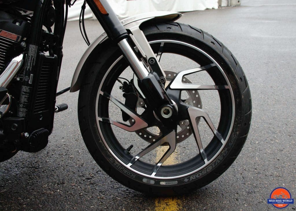 2018 Sport Glide front wheel.