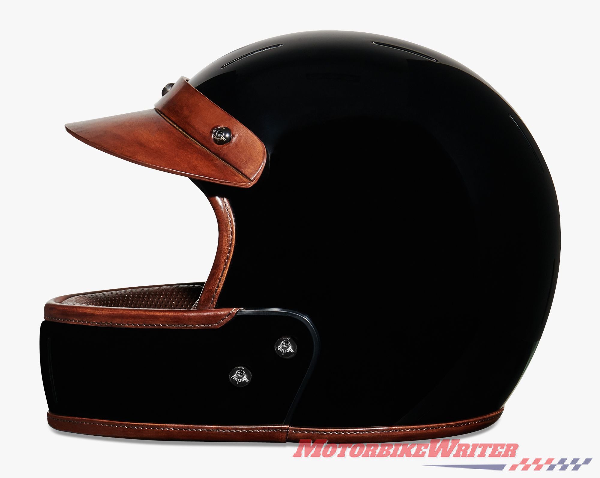 Veldt Berluti carbon and leather helmet