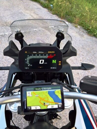 2019 BMW F850GS Rallye display