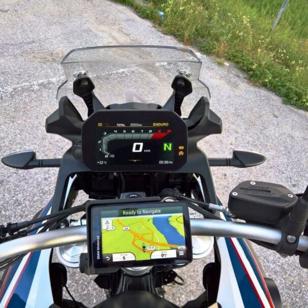 2019 BMW F850GS Rallye display