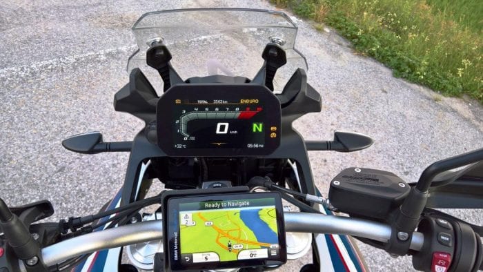 2019 BMW F850GS Rallye display