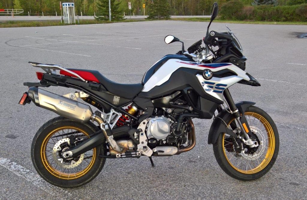 2019 BMW F850GS Rallye full view