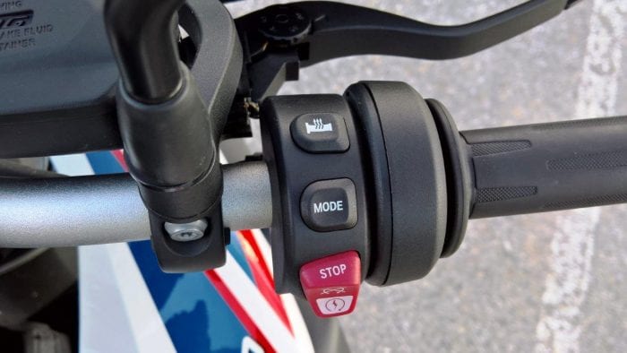 2019 BMW F850GS Rallye right handlebar nacelle & buttons