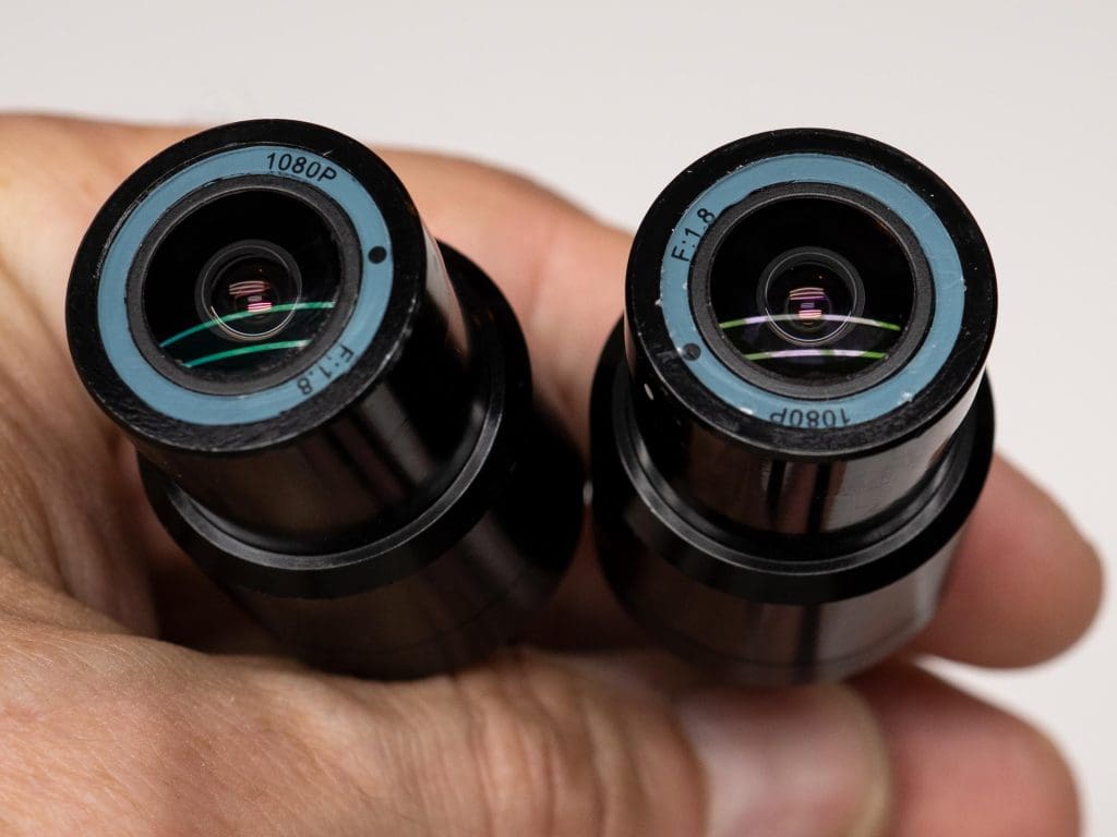 Halocam M1 Motorcycle Dashcam lenses