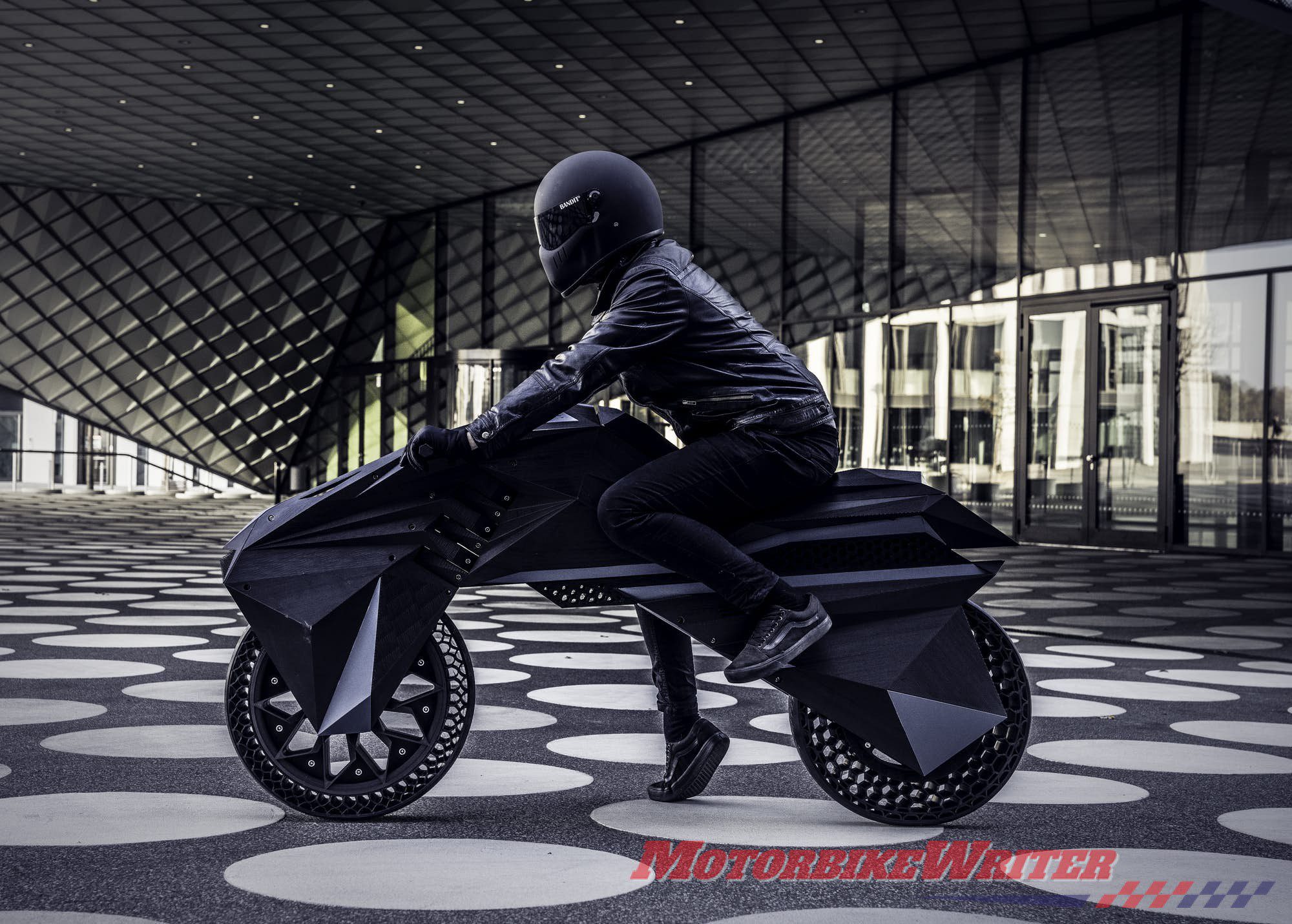 Nera 3D printed electric bike wth airless tyres