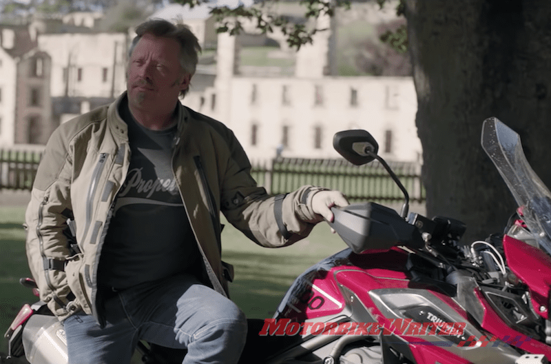 Charley Boorman rates Tasmania one of the best in the world for riding