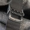 Adjustable latch on the Velomacchi 40L Speedway Backpack.