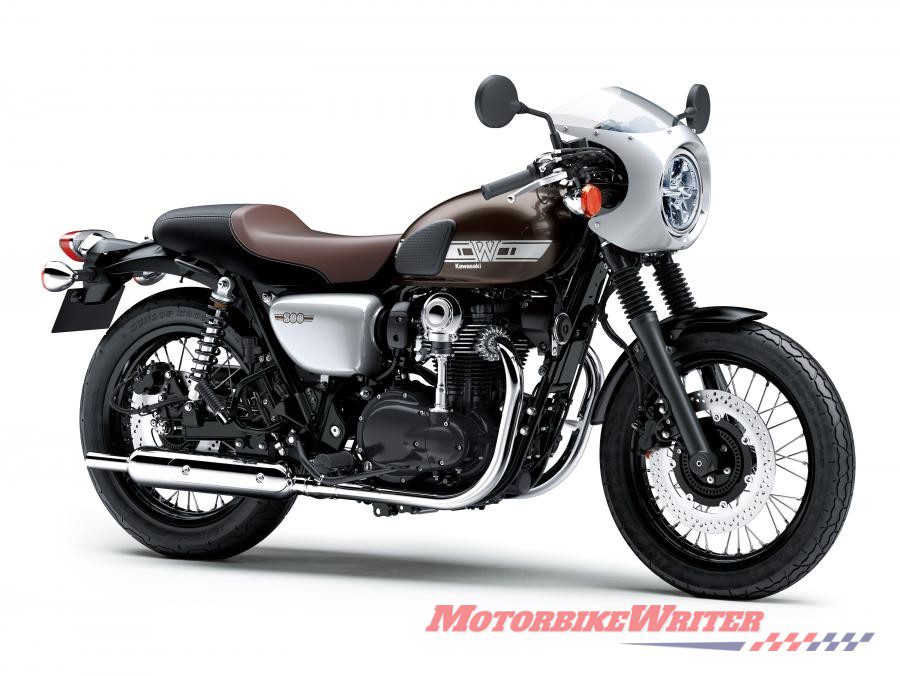 Kawasaki W800 in surprise return z400 meguro