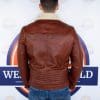 Vaktare Pilot Racer Motorcycle Jacket - Back