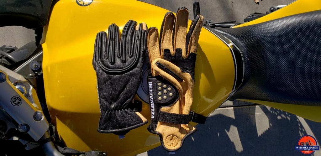 Velomacchi Speedway Leather Gauntlet Gloves