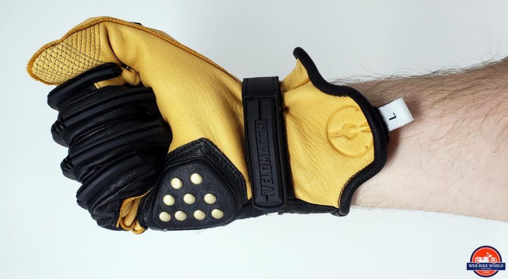 Velomacchi Speedway Leather Gauntlet Gloves