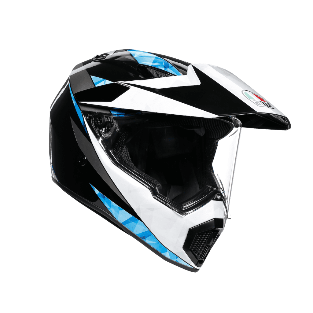 AGV AX9 black, white, blue