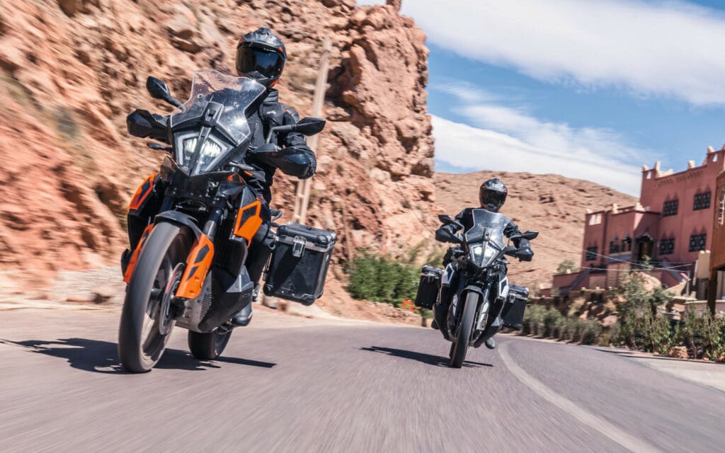 KTM 790 Adventure on the road