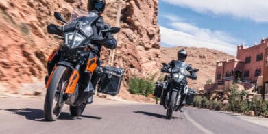 KTM 790 Adventure on the road