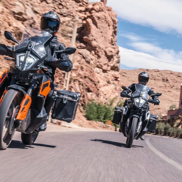 KTM 790 Adventure on the road