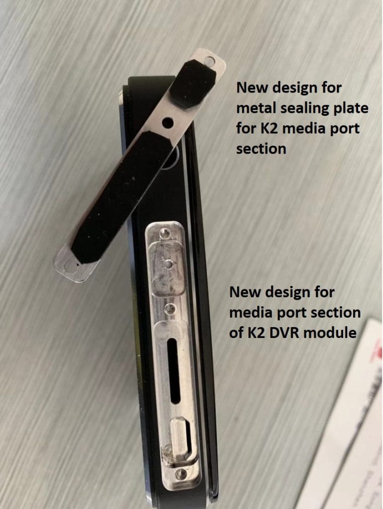 INNOV K2 pressure-fit thumb-screw secured plate