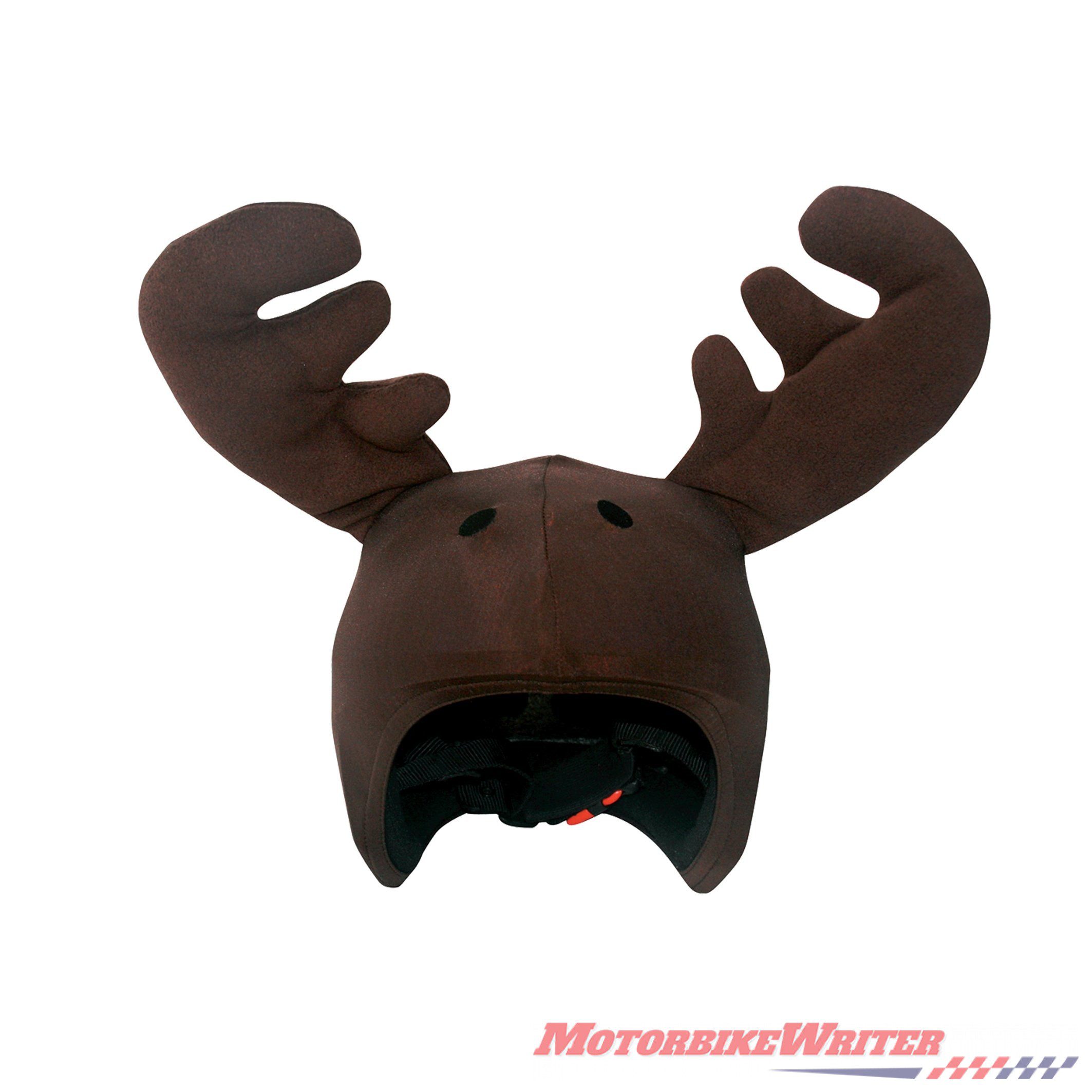 Novelty santa xmas motorcycle helmet cover