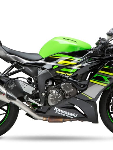 Yoshimura exhaust system for Kawasaki ZX-6R