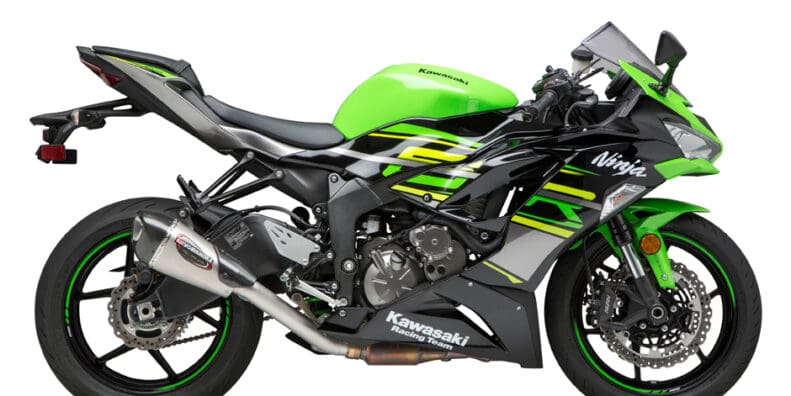 Yoshimura exhaust system for Kawasaki ZX-6R