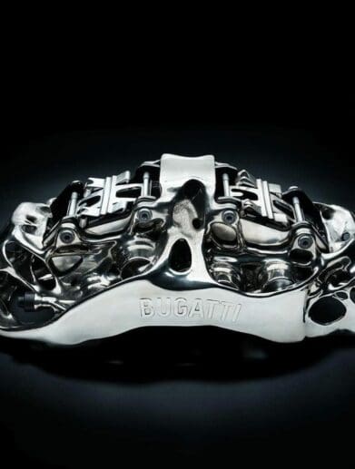 Bugatti Titanium 3D-printed Brake Caliper