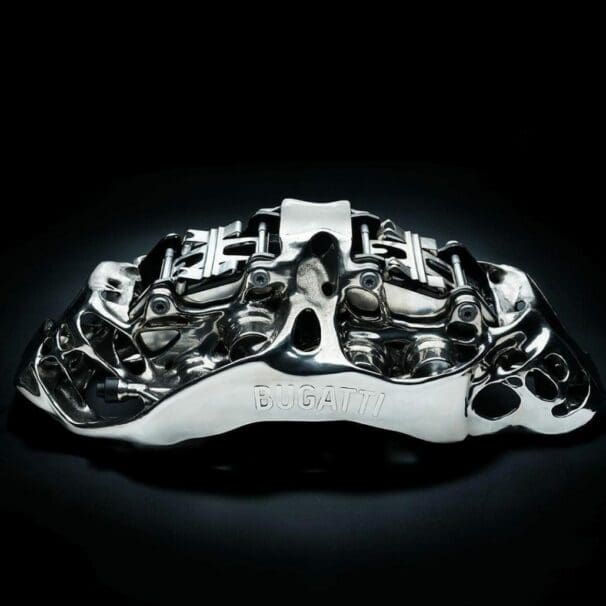 Bugatti Titanium 3D-printed Brake Caliper