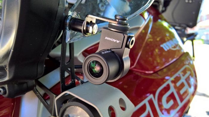 Front Installation of the INNOV K2 on the 2018 Triumph Tiger 800Xca