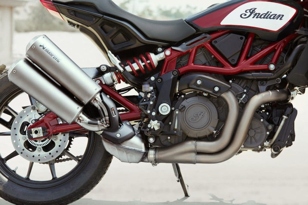 2019 Indian FTR 1200 S with Akrapovič Exhaust