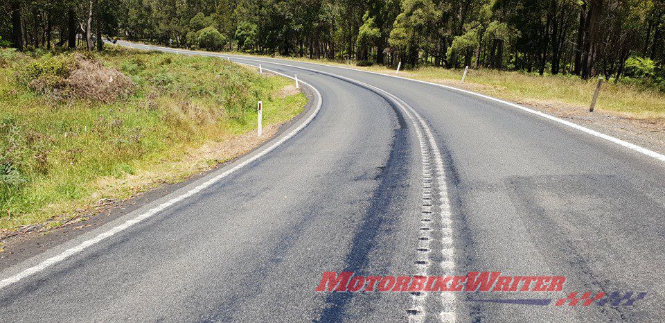 Melting tar on Oxley highway sand fix