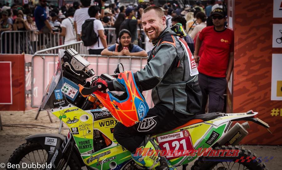 James Ferguson Dakar Rally consistency solo mullet