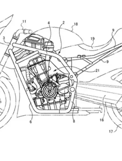 Suzuki twin-turbo motorcycle patent