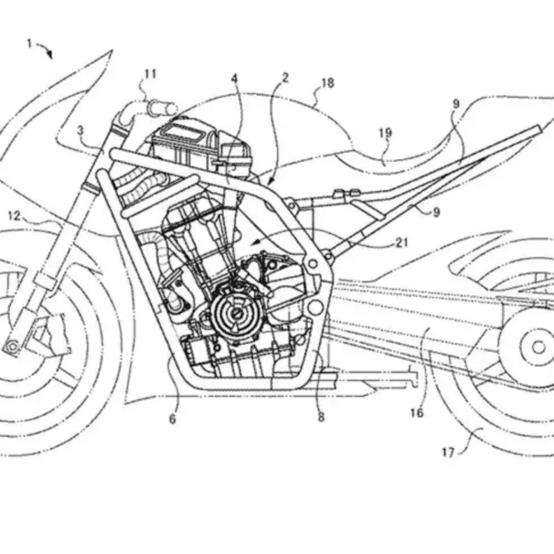 Suzuki twin-turbo motorcycle patent