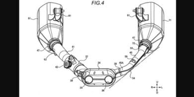 Hayabusa exhaust patent