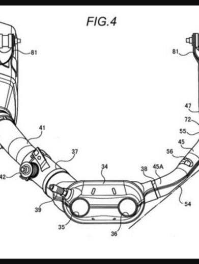 Hayabusa exhaust patent