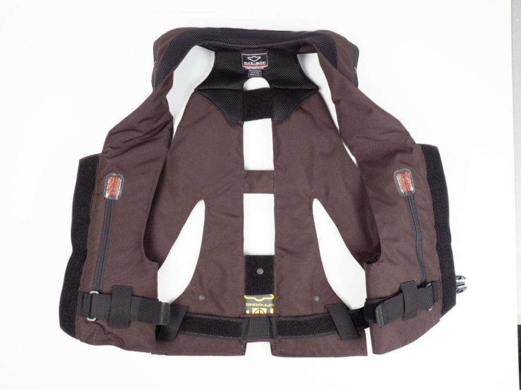 Hit-Air MLV-C Motorcycle Airbag Vest Unbuckled