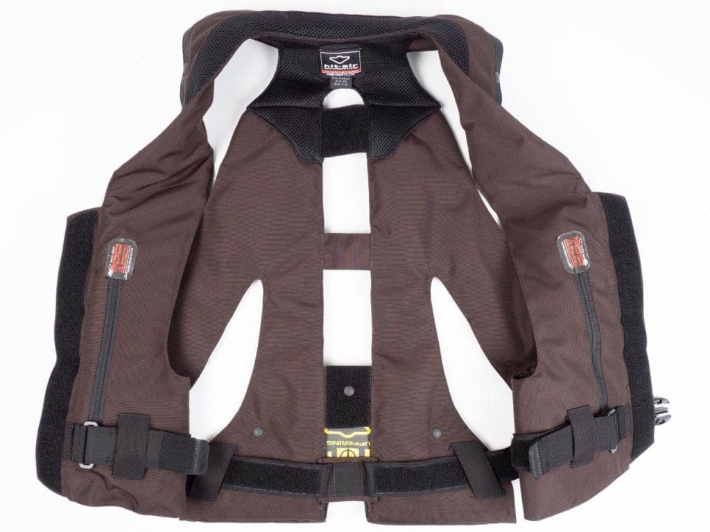 Hit-Air MLV-C Motorcycle Vest Unbuckled