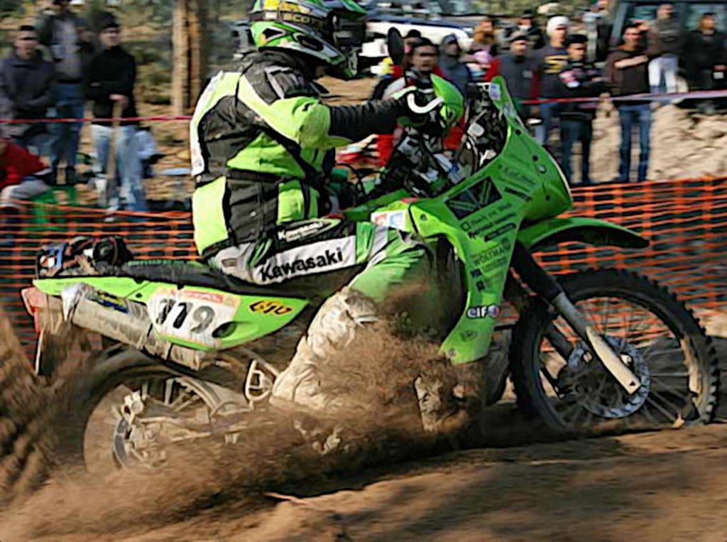 Team Green Dakar using the KLR at Dakar Rally