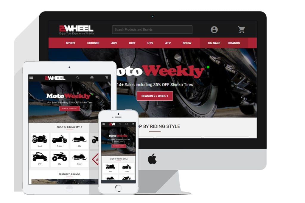 2Wheel's New Website Design