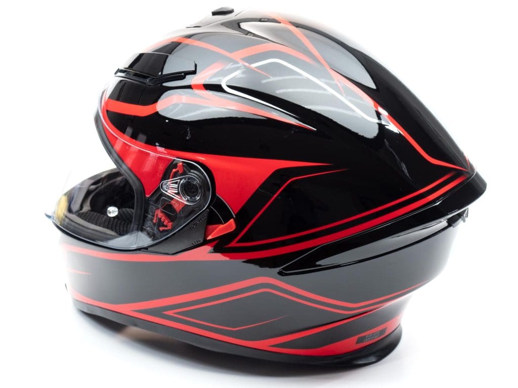 AGV K5s Helmet full off-axis view from rear