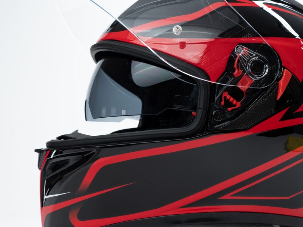 AGV K5s Helmet visor system