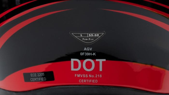 AGV K5s Helmet DOT certified