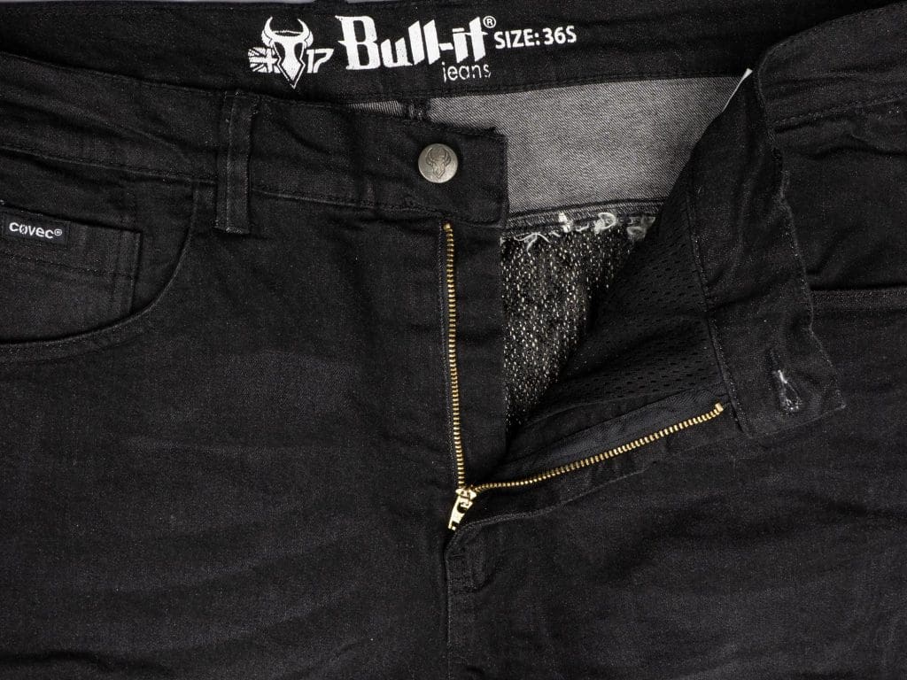 Bull-it SP120 Lite Heritage Slim Fit Jeans front zipper and metal button