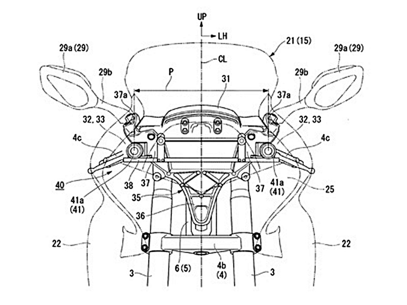 Honda Gold Wing Patent