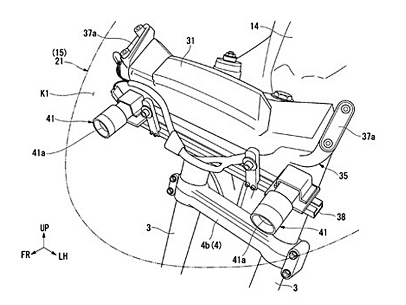 Honda Gold Wing Patent