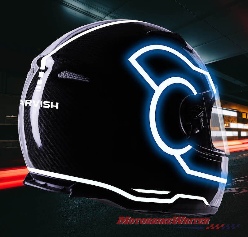 Jarvish tron smart helmet